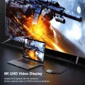 Xput USB Type C Hub With Displayport DP 8K 60Hz Hub Dock Station USB C Type C To Displayport 1.4 DP Adapter Hub For Macbook. 