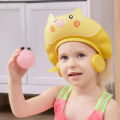 Cute Animal Shape Baby Shower Cap – Soft Adjustable Baby Shampoo Cap, Waterproof Eye Ear Protection, Children's Bath Cap For Kid.