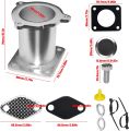 EGR Disassembly Valve Kit Aluminum for BMW M47N2 M57N2 E60 E61 E87 E90 E92 E93 320 325D 330D 525D 530D 520I X3 X6 X5 11717804381. 