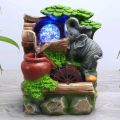 Wealth Feng Shui Office Tabletop Ornaments Flowing Water Waterfall Fountain With Color Changing LED Lights Home Decor. 