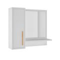 Wood Bathroom Cabinet with Mirror_mirror cabiet antique house. 