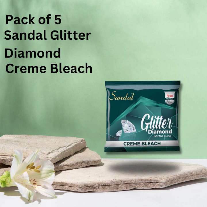 Sandal%20Glitter%20Diamond%20Bleach%20Cream%20Sachet%20Pack%20For%20All%20Skin%20Types%20(Pack%20Of%205%20Sachets)%20-%20Image%205