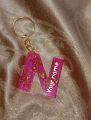 customized Alphabet keychain, with your name on it, Resin art, Best Gift. 