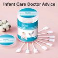 30/60pcs Baby Oral Cleaning Stick Disposable Cleaner Milk Teeth Gauze Toothbrush Baby Tongue Washing For Newborn Oral Care.