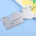Precision Seam Measuring Gauge Metal Quilting Tailor Ruler Template Sewing Ruler For DIY Patchwork Quilting Craft Accessories. 