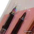 erasable fountain ink pens with polisher & erasable ink cartridges extra fine nibs plastic body made in china by chren rainbow nib you can erase from the bottom of the fountain in pen model no 6175 you can get extra erasable cartridge from our retail stor. 