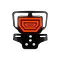 Motorcycle  lava Fancy Tail Light/ back light for cd70cc nd cg125  ( Stop Turn Signal with Scanning Dynamic Animation Breathing DRL/ cafy racer ). 