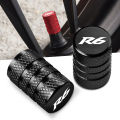 2PCS Motorcycle Tire Valve Air Port Stem Cover Cap Plug CNC Aluminum Accessories For Yamaha YZFR6 YZF-R6 YZF R6 R6S 1999-2015.