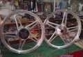 Motorcycle GD110 Style Alloy wheel rims for cd70cc bikes ( pure aluminum /imported ). 