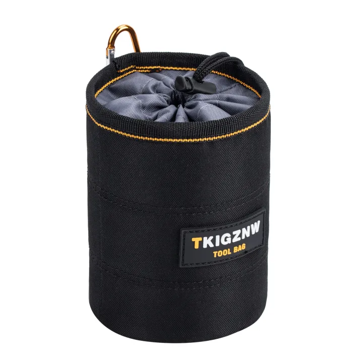 TKIGZNW%20Tool%20Pouch%20Nails%20Screws%20Bag%20with%20Belt%20Clip%20Black%20-%20Image%203
