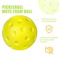 1PC  Indoor Pickleball Balls Silent Pickleball Practice PU Ball Indoor Warm-up Solution Beginners Professionals Use Pickleball. 