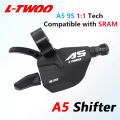 LTWOO A5 1X9 Speed Shifter Groupset Mountain Bike 9V Shifter Lever Rear Derailleur Kit Max Support 50T Cassett Compatible SRAM. 