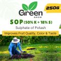 SOP Fertilizer 0-0-50 for Plants & Vegetables | Sulphate of Potash | Fertilizer to Boost Flowering and Fruiting | Grow Green. 