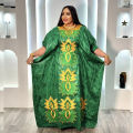 African Attire For Women Abaya Embroidery Plus Size Elegant Party Church Dress.