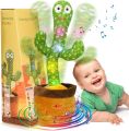 Baby Toys Talking Cactus Toy,Dancing+Cactus Toy Cactus Baby Toy Repeats What You Say,Infant Kids Toddler Toys LED Tummy Time Sensory Toys for 1 Year Old Boy Girl Funny First Birthday Gifts. 