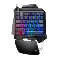 K-Snake G92 Single Small Keyboard Games Luminous Robotic Machine Sensory Game Keyboard.