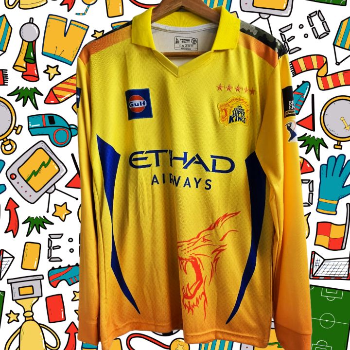 CSK FULL SLEEVE JERSEY 2025 | Daraz.com.np