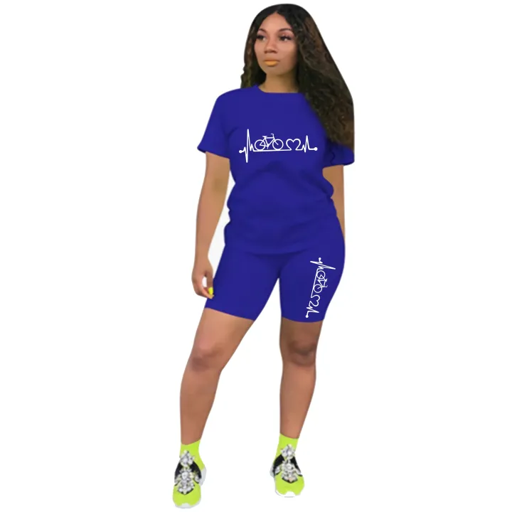 Womens%20Outfits%20Casual%20Vacation%20Short%20Sets%20Sport%20Jogging%20T-shirt+shorts%202%20Piece%20Set%20Clothing%20Fashion%202024%20Hot%20sales%20Summer%20Suit%20-%20Image%204