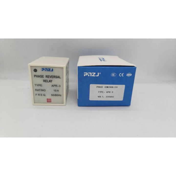 APR-3 phase reversal relay, phase relay controller, phase return Source: 220vac, 380vac 50/60Hz 10A free socket PF-083A-E from Bangkok