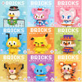 Nano Blocks Ange Spongebob Squarepants Cute Doll Building Blocks Zootopia Assembly Model Toy Gift for Girls Children. 