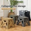 Thick Plastic Folding Stool Entrance Shoe Chang Small Low Stool Portable Fish Stool Camping Trip Outdoor, Portable Folding Stool. 