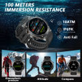 2025 New genuine Stratos 4 Smartwatch 1.43"AMOLED HD Screen Compass Barometric Altimeter Flashlight Voice Calling SmartWatch.