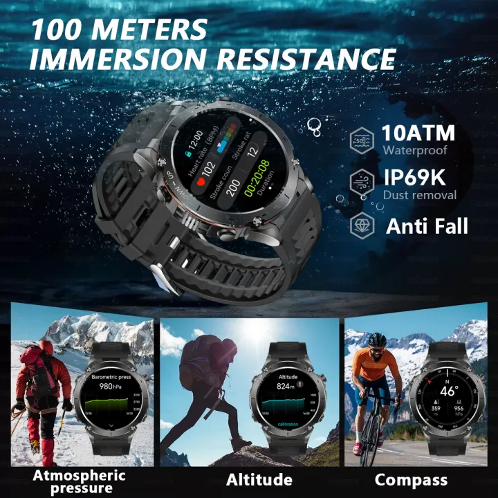 2025%20New%20genuine%20Stratos%204%20%20Smartwatch%201.43"AMOLED%20HD%20Screen%20Compass%20Barometric%20Altimeter%20Flashlight%20Voice%20Calling%20SmartWatch%20-%20Image%203