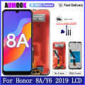 6.09 "Display For Huawei Honor 8A LCD Display Touch Screen Digitizer Replacement For Huawei Y6 2019 JAT-L29 L09 L41 LX1. 