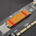 M.2 NVME NGFF 2280 Solid State Hard Disk Radiator Aluminum M.2 SSD Heatsink M.2 SSD Cooler With Thermal Pad For PS5 Desktop PC.