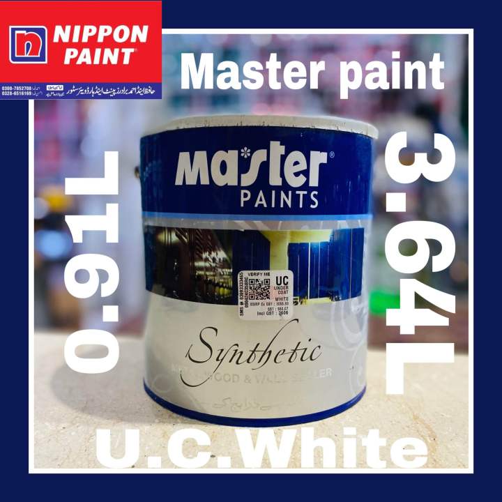 Master paint primer under coat white