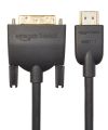 Amazon Basics HDMI to DVI (Male) Adapter Cable, Bi-Directional 1080P, 6 ft/1.8 m, Gold-Plale Pack ck. 
