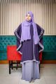 Emphasized Craftsmanship - Long Kaftan abaya borkha Scut Two Piece premium quality Dubai cherry fabric With Hijab - Stylish and Lenient.