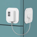 1 Piece Child Protection Locks Baby Cabinet Door Locks Refrigerator Locks High-Rise Anti-Falling Building Safety Code Lock. 