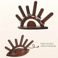 Creative Wooden Jewelry Display Stand Rings Holder Handcrafted Organizer for Necklaces Earrings Home Decor Gift. 