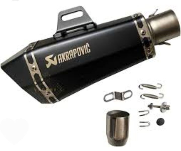 Motor Bikes Akrapovic Exhaust with DB Killer..(Made In China) Universal for All Bikes...Best sound In YbR and 150Cc bikes