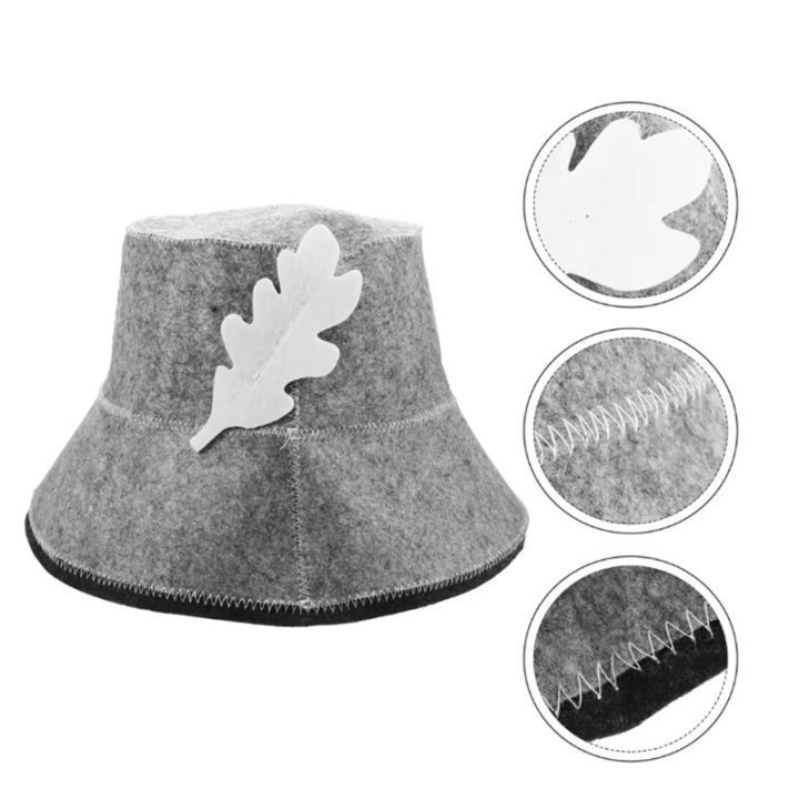 1Pcs%20Sauna%20Hat%20Sauna%20Vaporarium%20Accessories%20Felt%20Head%20Protection%20Bath%20Anti%20Heat%20Free%20Size%20Russian%20Style%20Shower%20Cap%20-%20Image%205