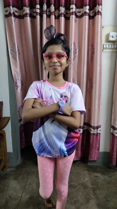 Premium%20Quality%20%20Girls%203D%20Print%20Pink%20Graphic%20%20Frozen%20Tops%20-%20Image%207