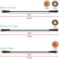 3 Pin Extension Cable Sensor for BAFANG Electric Bicycle Motor Drive Thumb Throttle Ebike Conversion Female Male Connector Cable. 