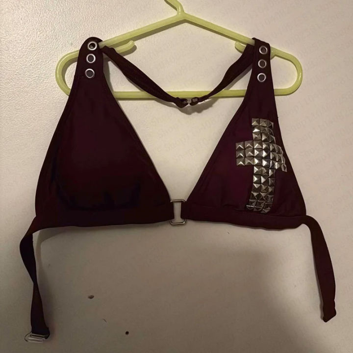 2026%20Summer%20Gothic%20Cross%20Studded%20Booty%20Shorts%20Women%20Low%20Rise%20Slim%20Fit%20Streetwear%20Y2K%20Aesthetic%20Hot%20Pants%20-%20Image%202
