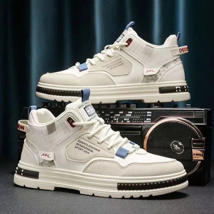 Bubble White Sneaker For Men for Occasion