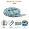 1Pair Reflective Laces Flat Shoelaces for Sneakers Colorful Reflective Shoe laces Luminous Shoelace 100/120/140/160CM Strings.