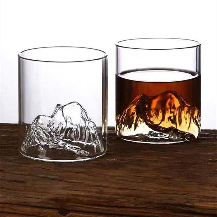 200/300/350ML%203D%20Mountain%20Whiskey%20Glass,Transparent%20Multipurpose%20Beer%20Tea%20Coffee%20Cup%20for%20Home,3D%20Landscape%20Cup%20%20for%20Bar%20Party%20-%20Image%203