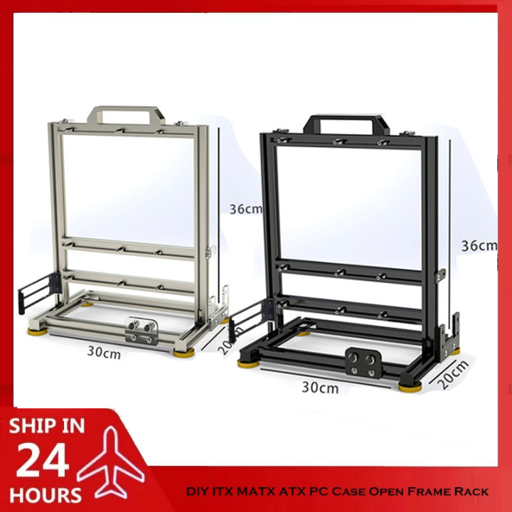 Itx Open Computer Rack MOD Gamer Cabinet,DIY ITX MATX ATX PC Case Open Frame Rack, Watercooler ...