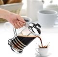 Generic Portable Stainless Steel Glass French Press Coffee Cup Pot Plunger Tea Maker - 600ml. 