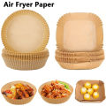 30/50/100Pcs Air Fryer Disposable Paper Non-Stick Airfryer Baking Papers Round Air-Fryer Paper Liners Paper Kitchen Accessories. 