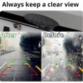 Car Rear Camera Rain Cover - Thickened & Widened Silicone, Non-Destructive Installation, Suitable for All Car Car Models, Clear. 
