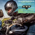 BT5.2 Motorcycle Helmet Headset Wireless Handsfree Stereo Music Player Headphone Noise Reduction Moto Earphone With 2-in-1Mic. 