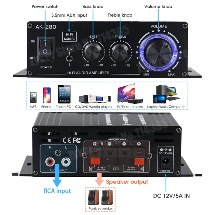 AK280/AK270/AK170%20Audio%20Amplifiers%20for%20Car%20home%20Bass%202.0%20Channel%20Hifi%20Sound%20Amplifier%20Home%20Digital%2012V%20Mini%20Treble%20Power%20Amplify%20-%20Image%203