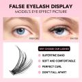 DIY Lashes Extension Kit Eyelashes 200 PCS Clusters Lash Bond and Seal Makeup Tools for Gluing Lashes Gluing Glue Accessories.