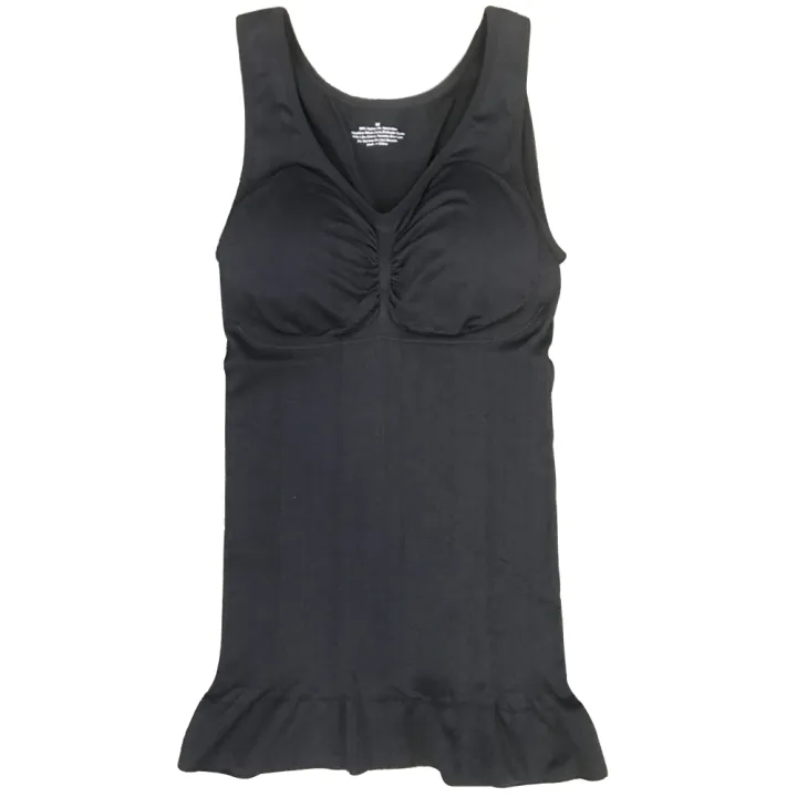 Women%20Tummy%20Control%20Shapewear%20Classic%202-IN-1%20with%20Padded%20Bra%20High%20Elastic%20Vest%20Body%20Shaper%20Slim%20Up%20Lift%20Corset%20Cami%20Tank%20Tops%20-%20Image%204